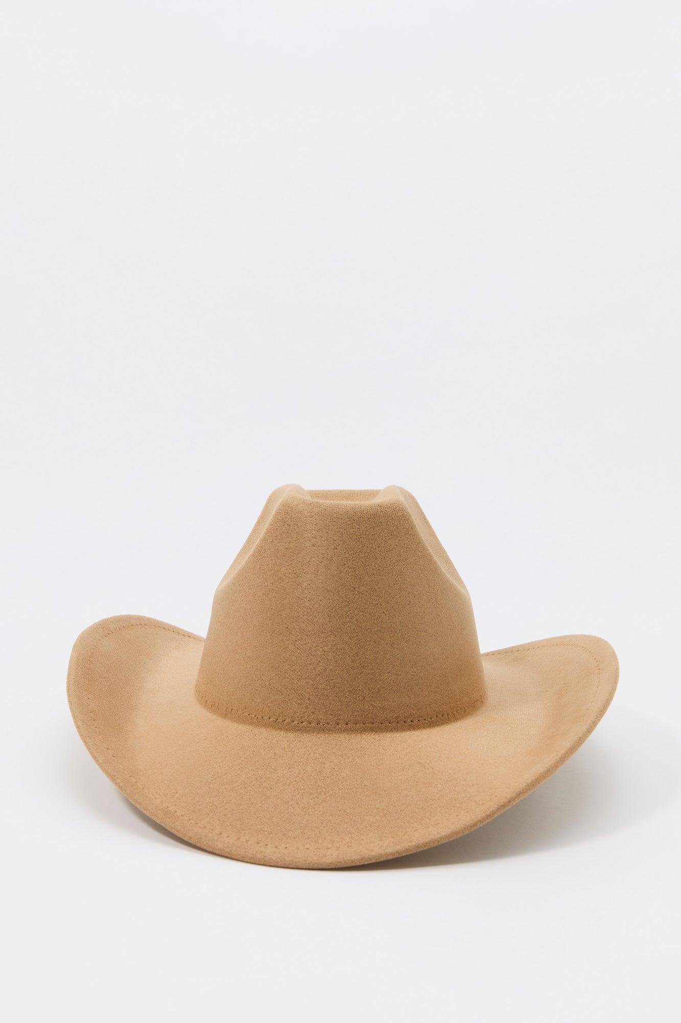 Faux Suede Cowboy Hat Male Product Image