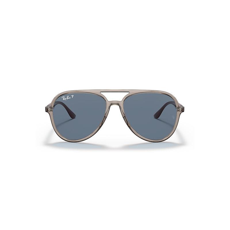 Men's Ray-Ban RB3736 56mm Irregular Mirror Sunglasses, Silver Product Image