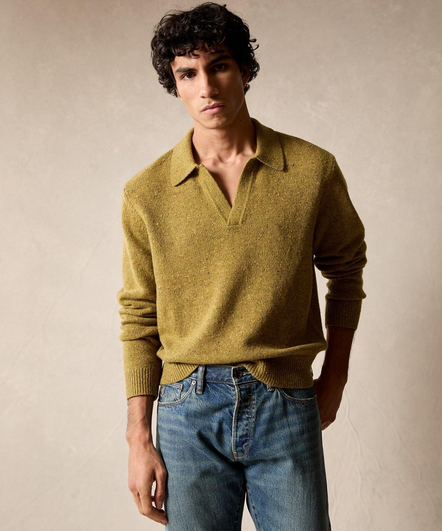 Donegal Montauk Sweater Polo Product Image