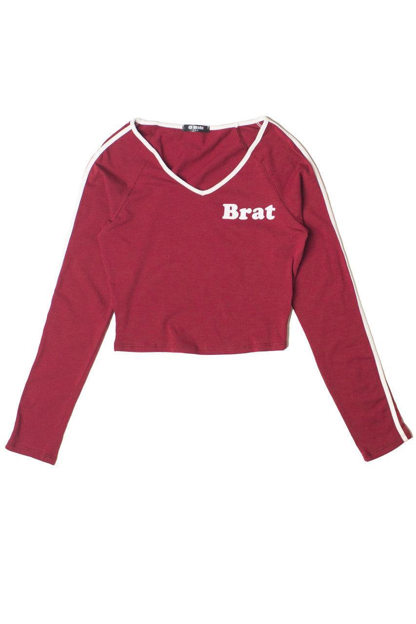 Brat Long Sleeve Sporty Tee Product Image