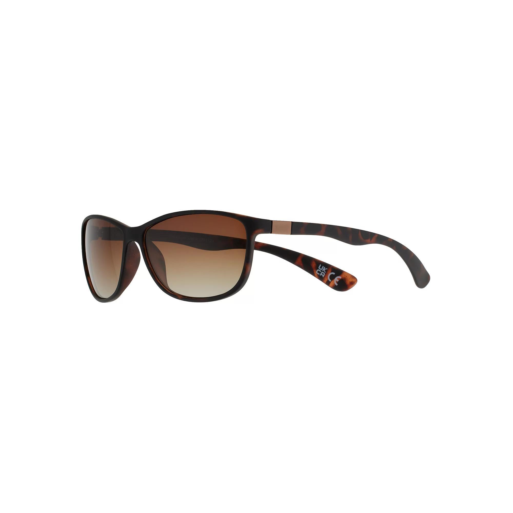 Women's Tek Gear® Plastic Small Wrap Sunglasses, Black Product Image