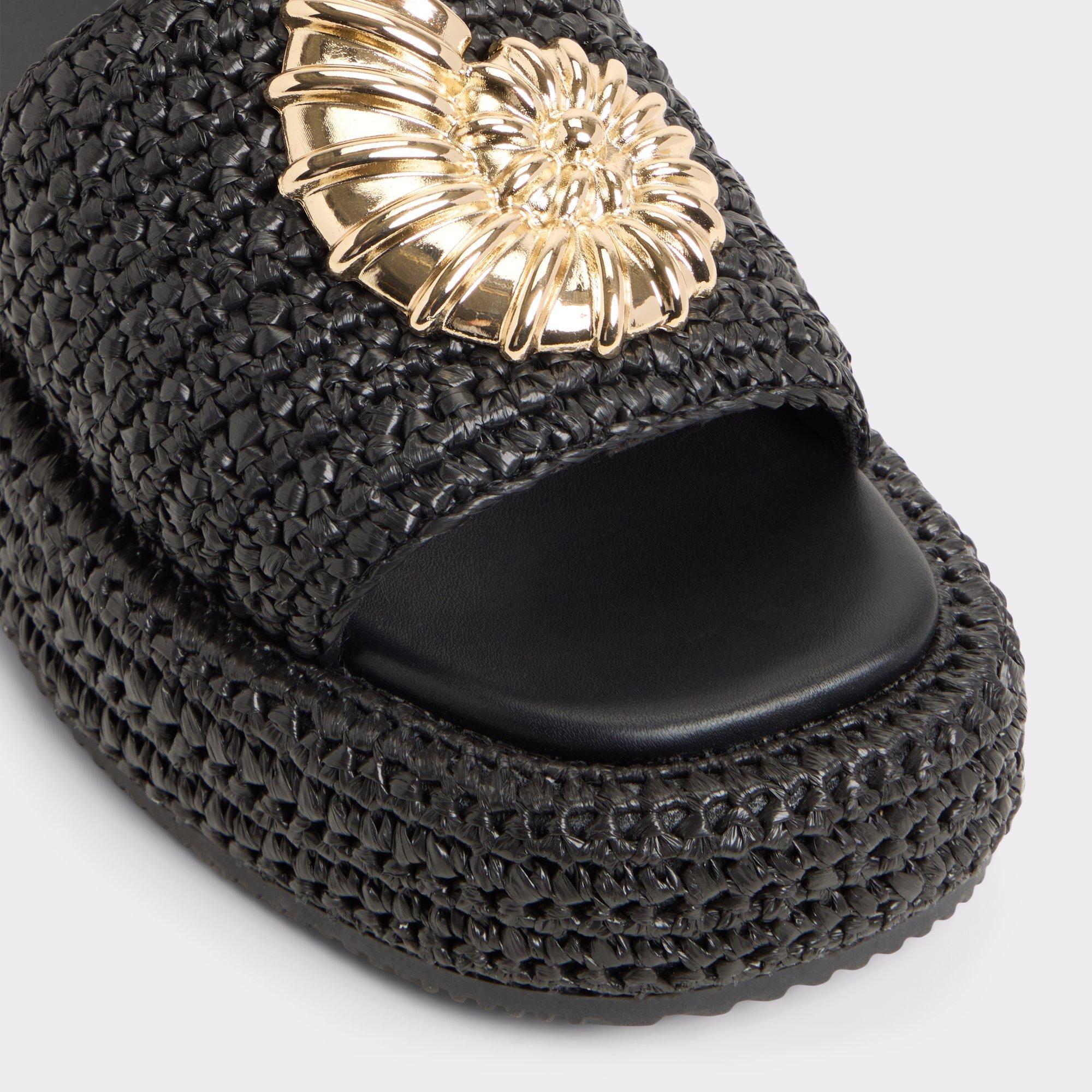Justbeachy Black Women's Platform Sandals | ALDO US Product Image
