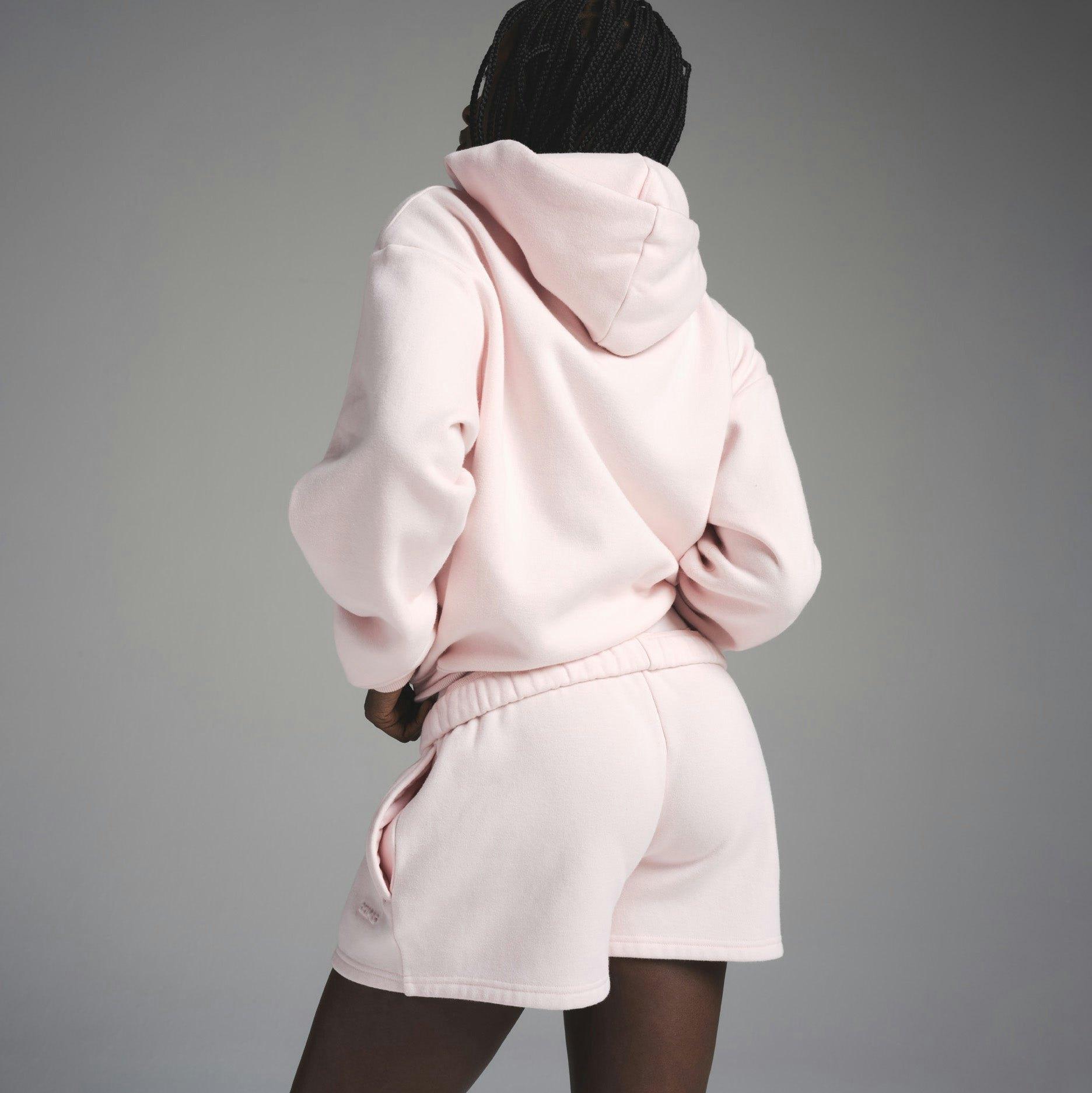 COTTON FLEECE CLASSIC SHORT | BARELY PINK Product Image