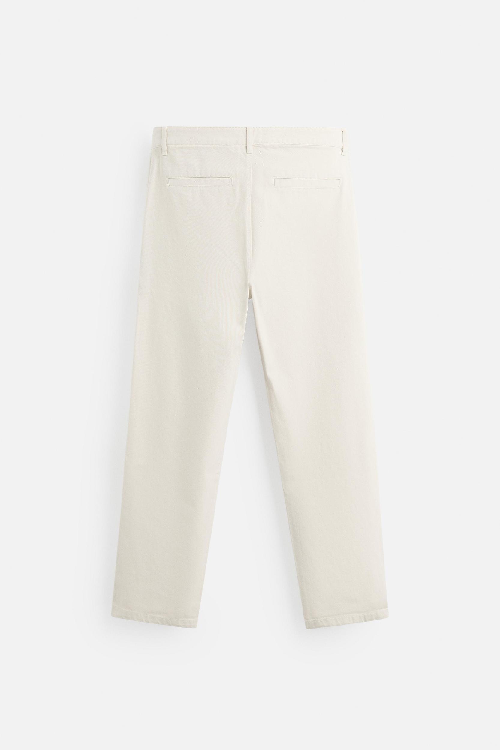 PLEATED STRAIGHT FIT PANTS Product Image