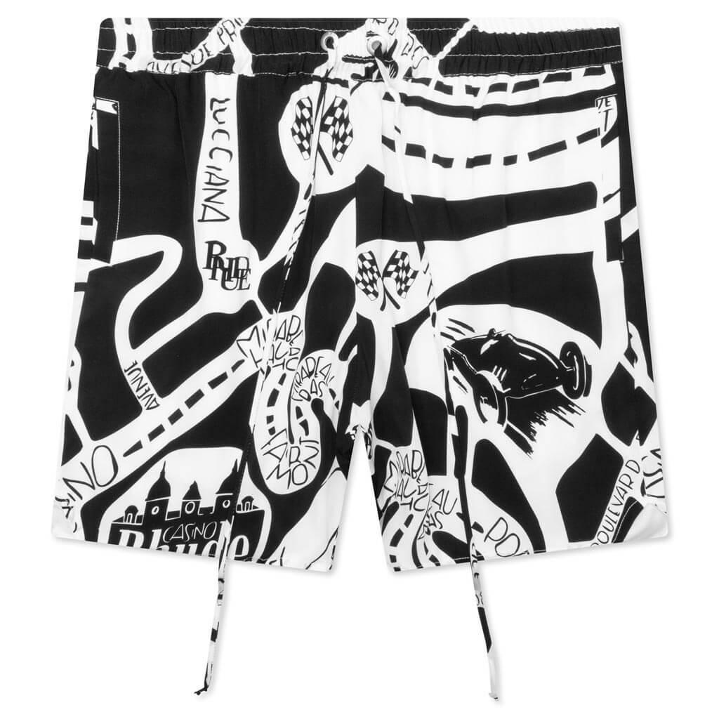 Strada Silk Short - Black/White Male Product Image