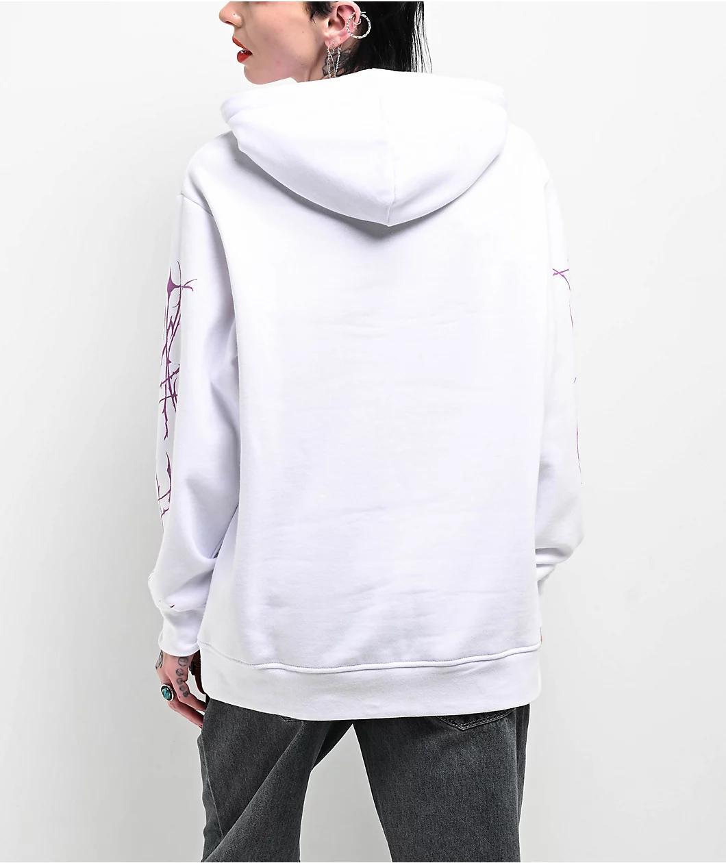 SWIXXZ Dark Castles Cyber White Hoodie Product Image