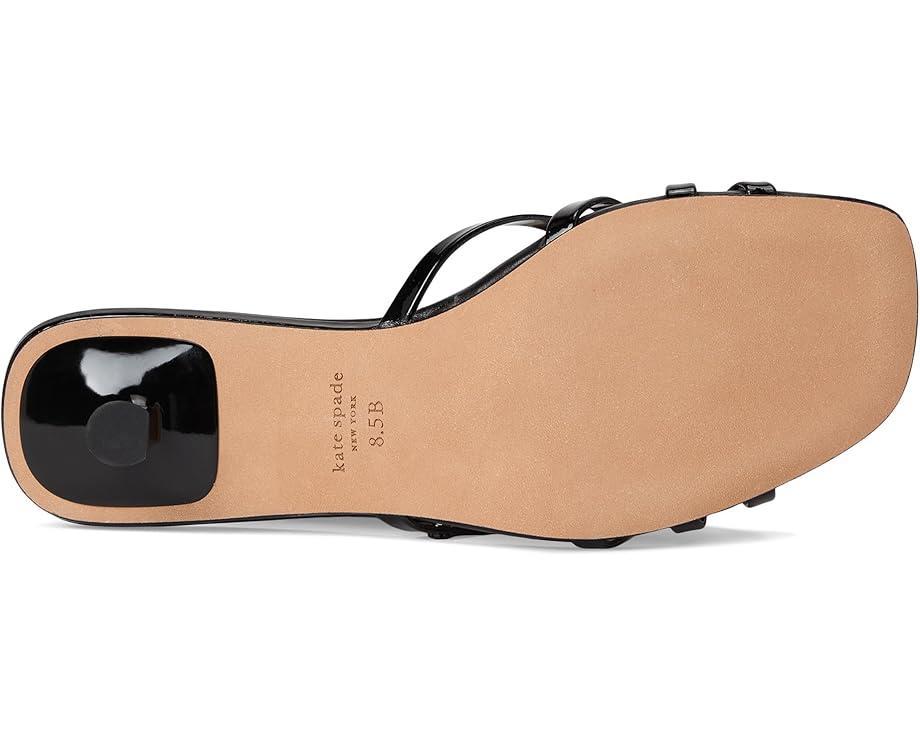 Carolina Metallic Leather Kitten Heel Sandals Product Image