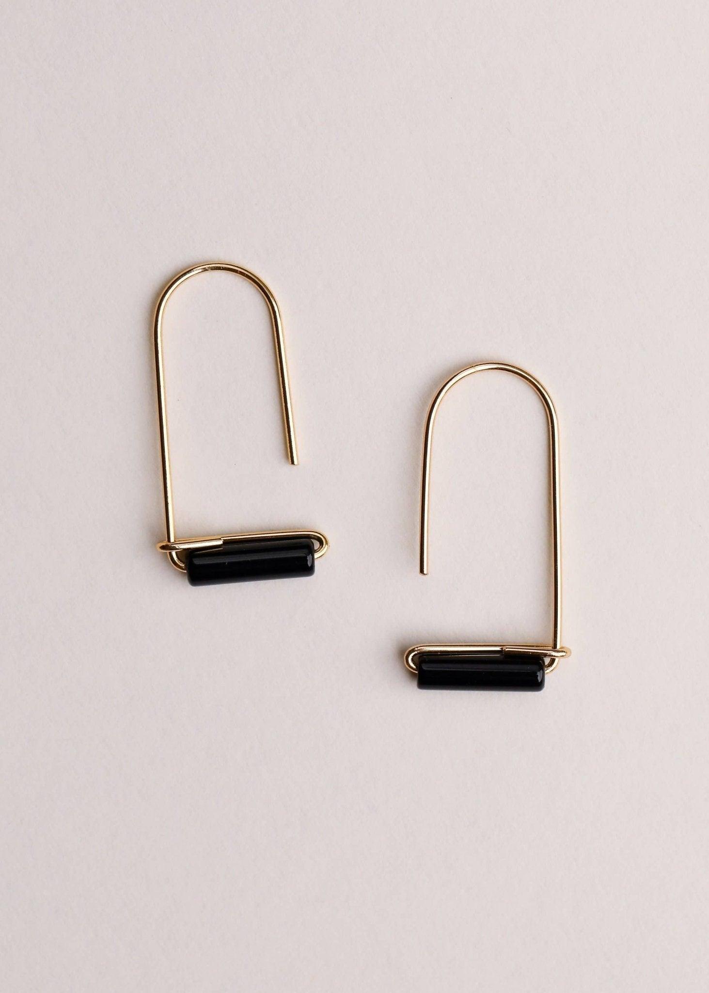 Black Onyx Drop Earring Product Image