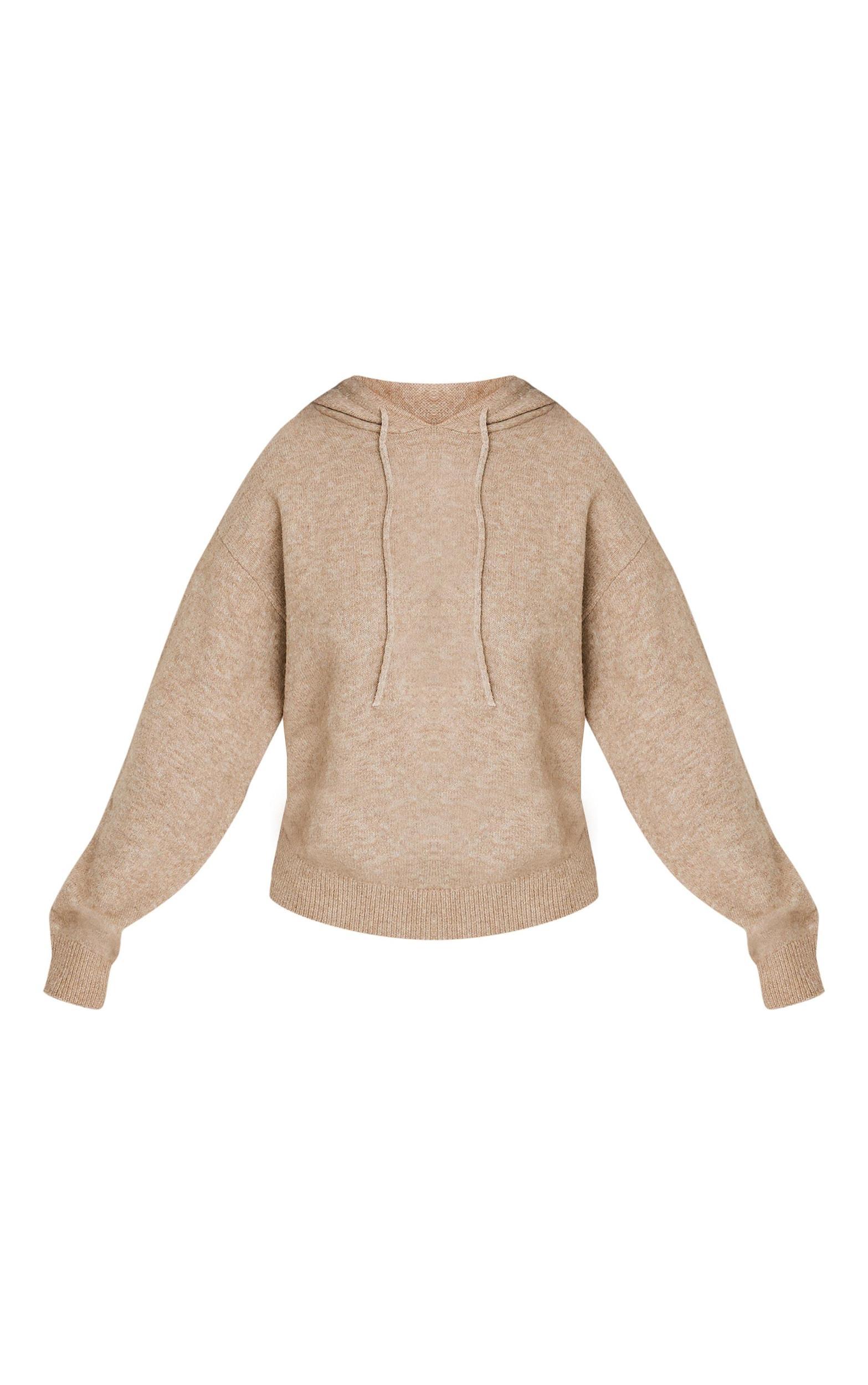 Petite Pebble Knitted Hoodie Product Image