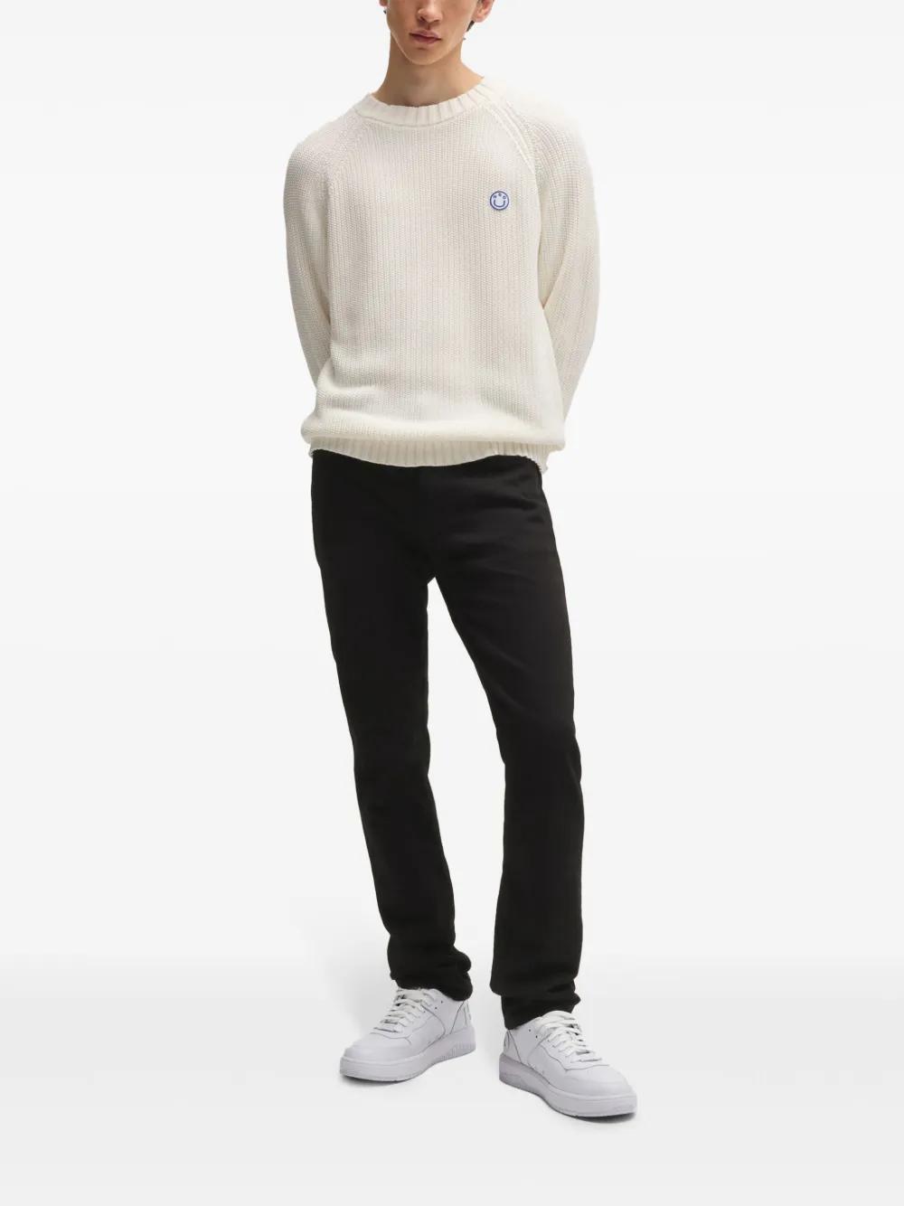HUGO BOSS Slim-fit Jeans In Black Stretch Denim Product Image