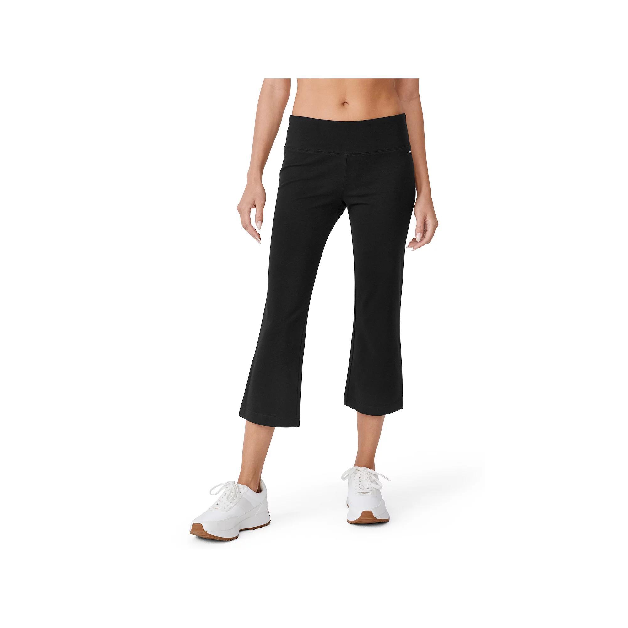 Jockey Sport® Slim Flare Capris, Women's, Size: Small, Deep Black Product Image