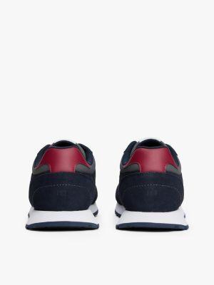 Mixed-Texture Suede Sneaker Product Image