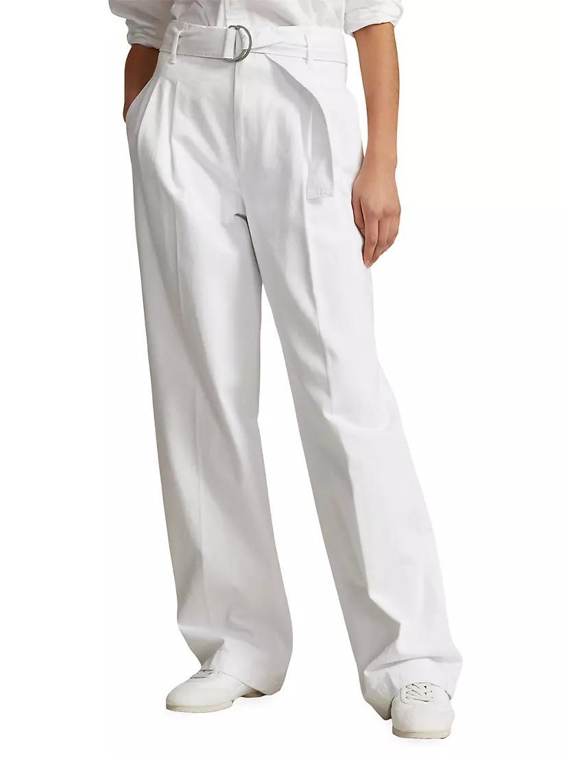 Evan Denim Wide-Leg Pants Product Image