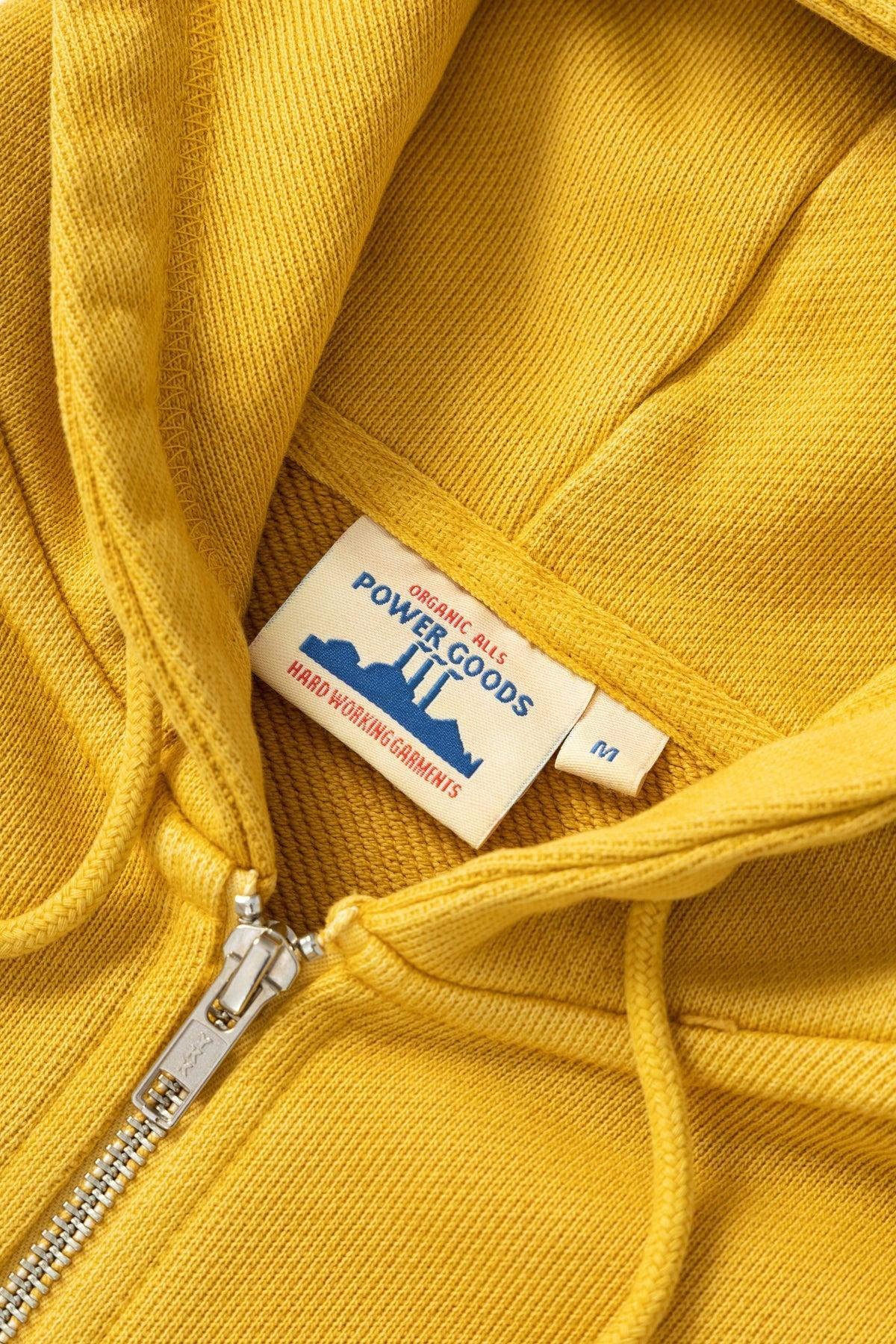 Power Goods - Loopback Zip Hoodie - Sunflower Product Image