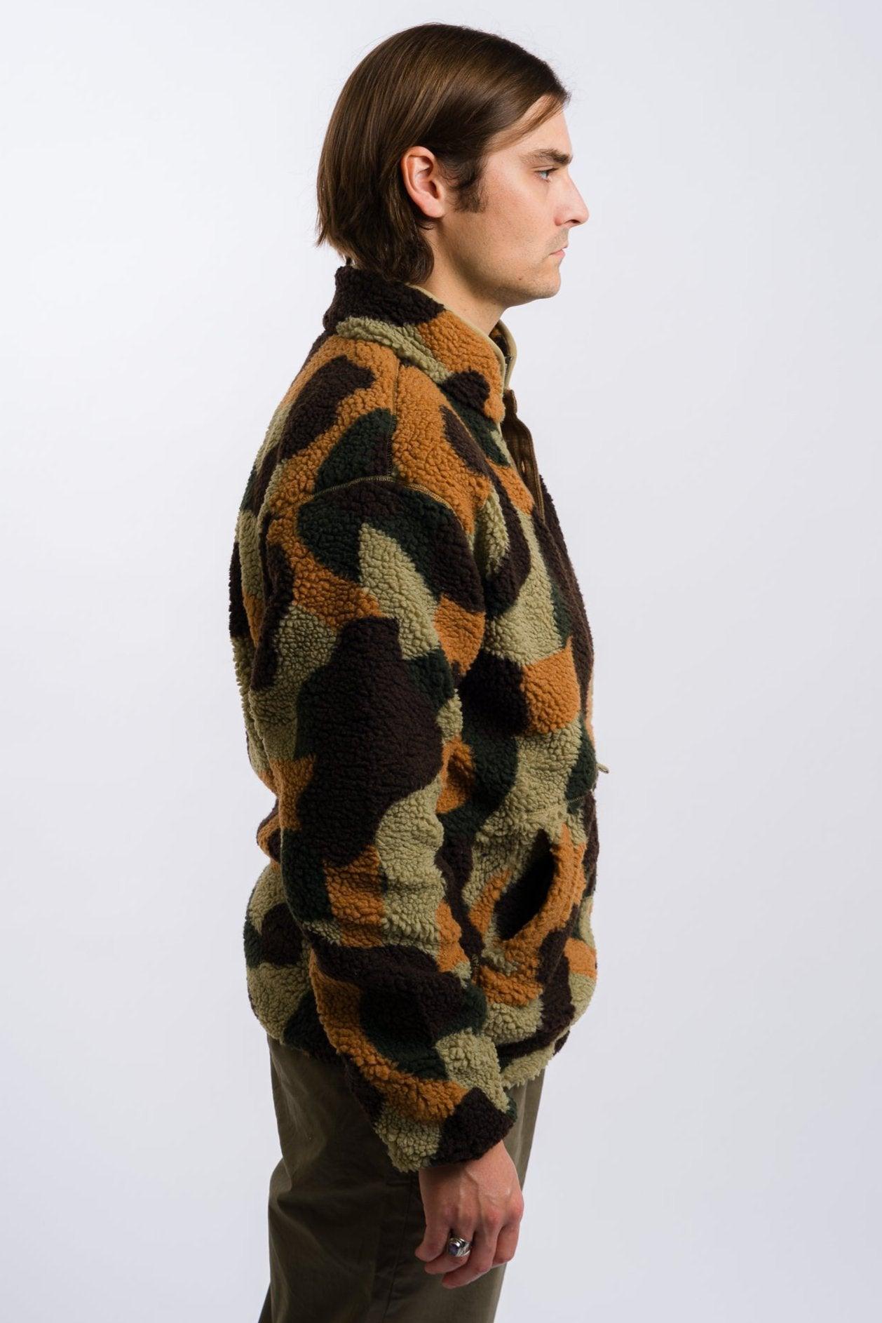 Dickies Mount Hope Camo Fleece Jacket - Imperial Green Camo Product Image