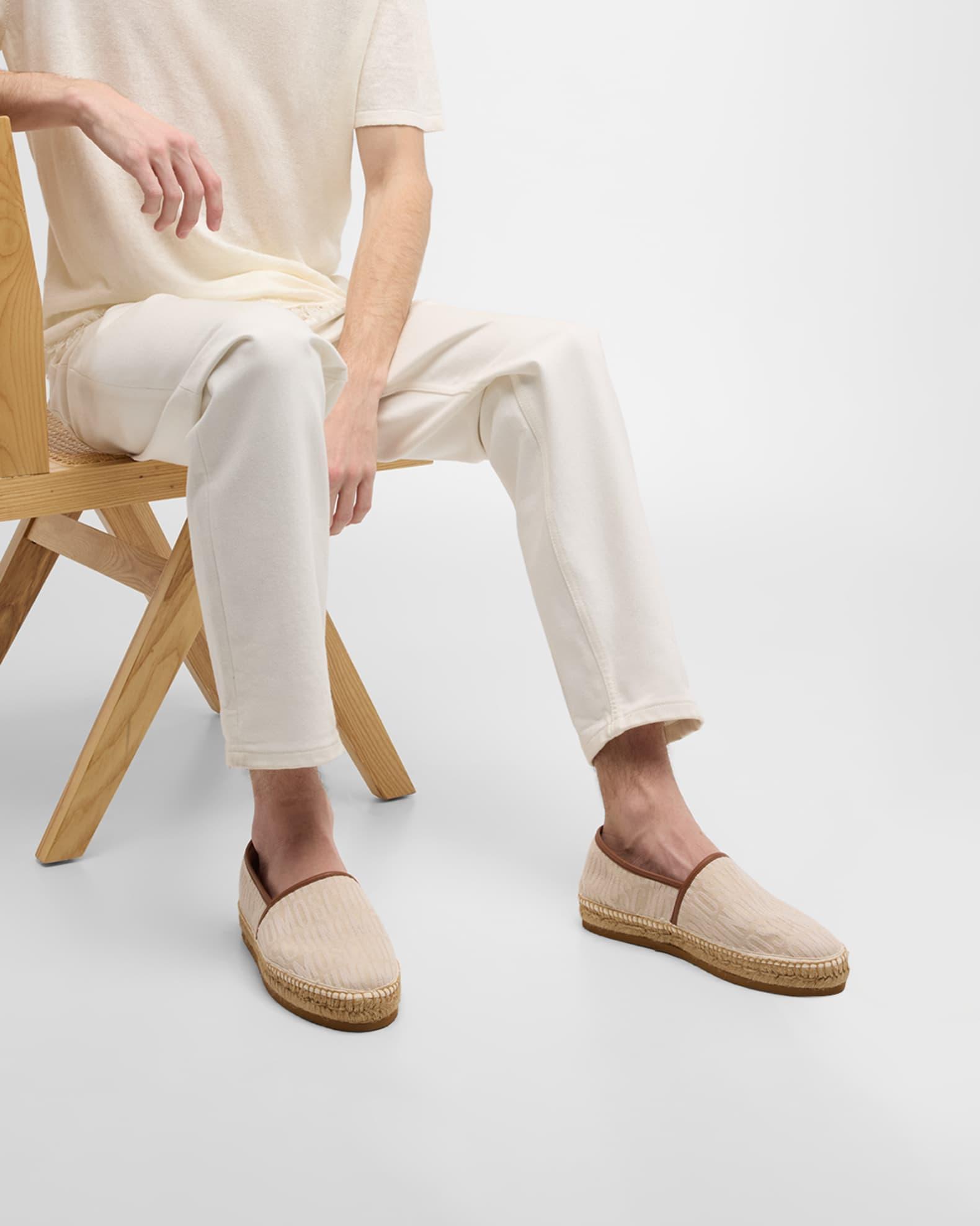 Men's Canvas Jacquard Logo Espadrilles Product Image