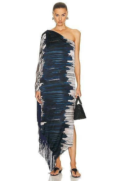 SILVIA TCHERASSI Alana Dress Blue. (also in ). Product Image