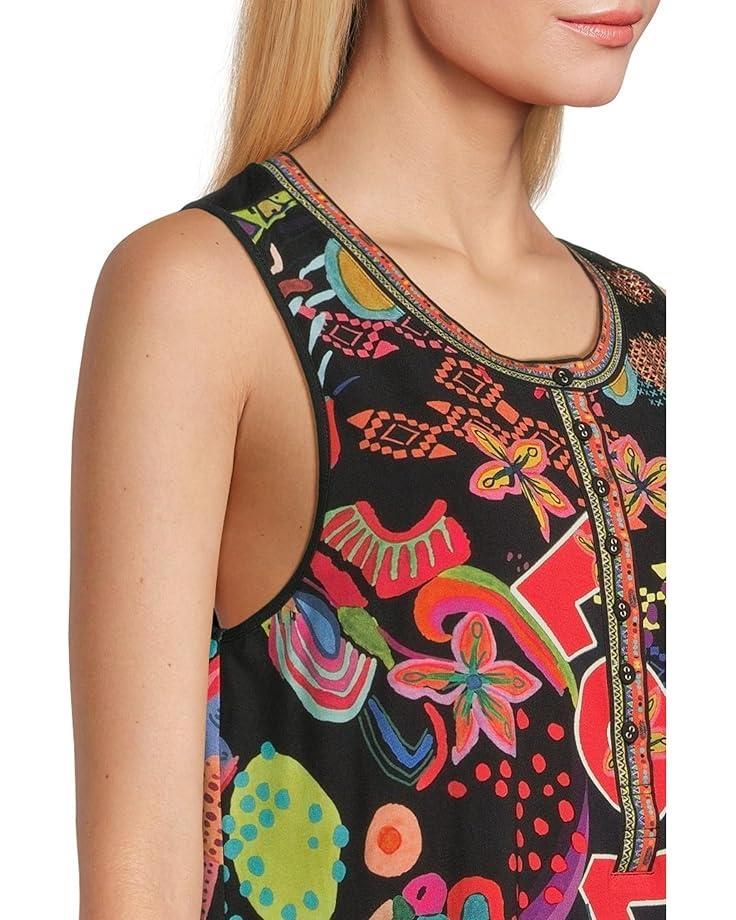 Women's Johnny Was The Janie Favorite Henley Swing Tank- Jenny Product Image