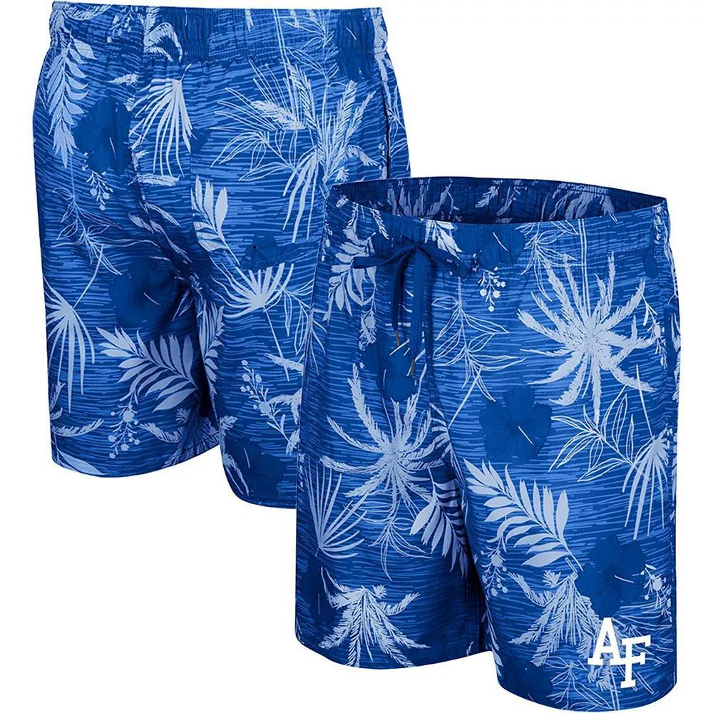 Men's Colosseum Black Army Black Knights What Else is New Swim Shorts, Size: Large, Nc2 Black Product Image