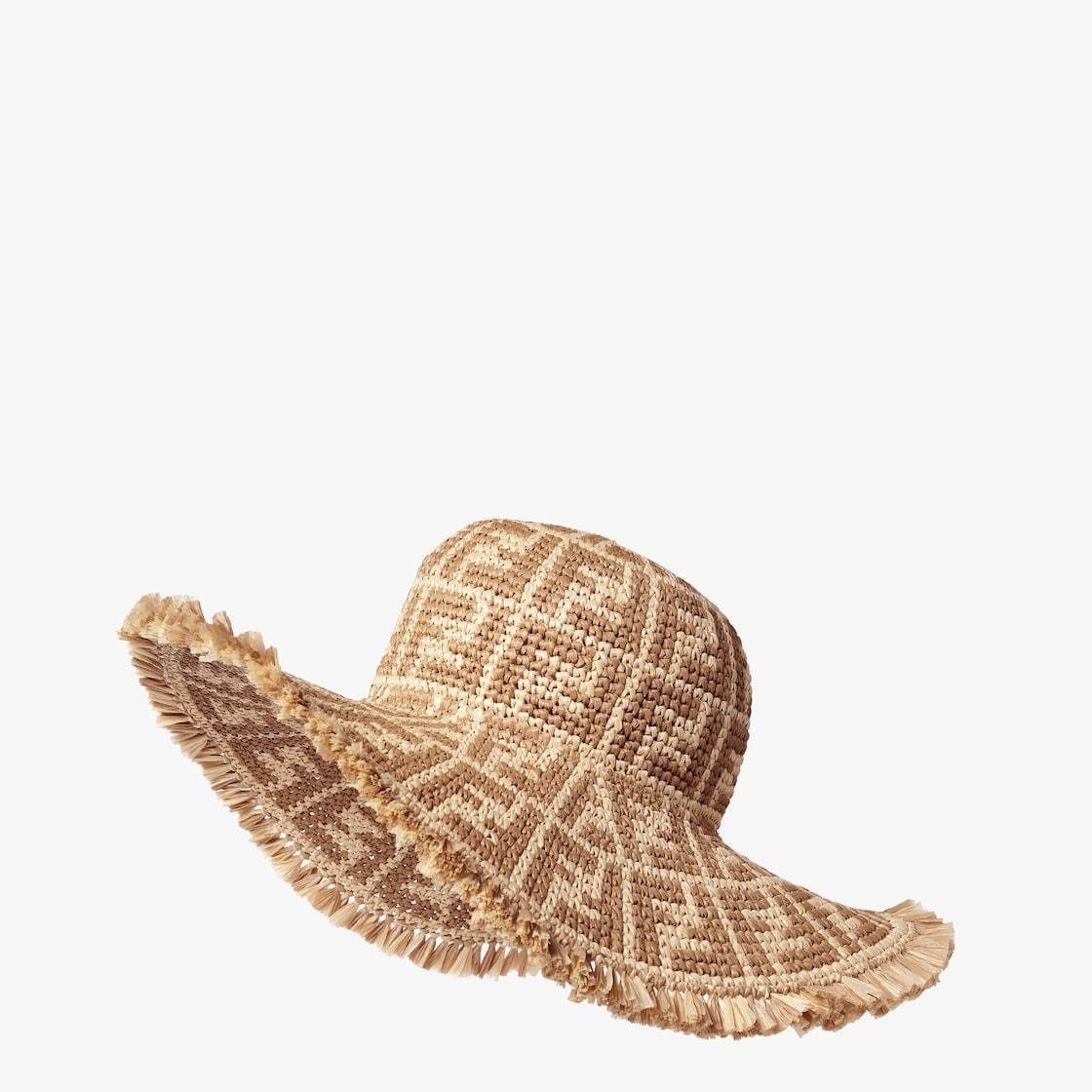 HatBeige viscose fibre hat Product Image