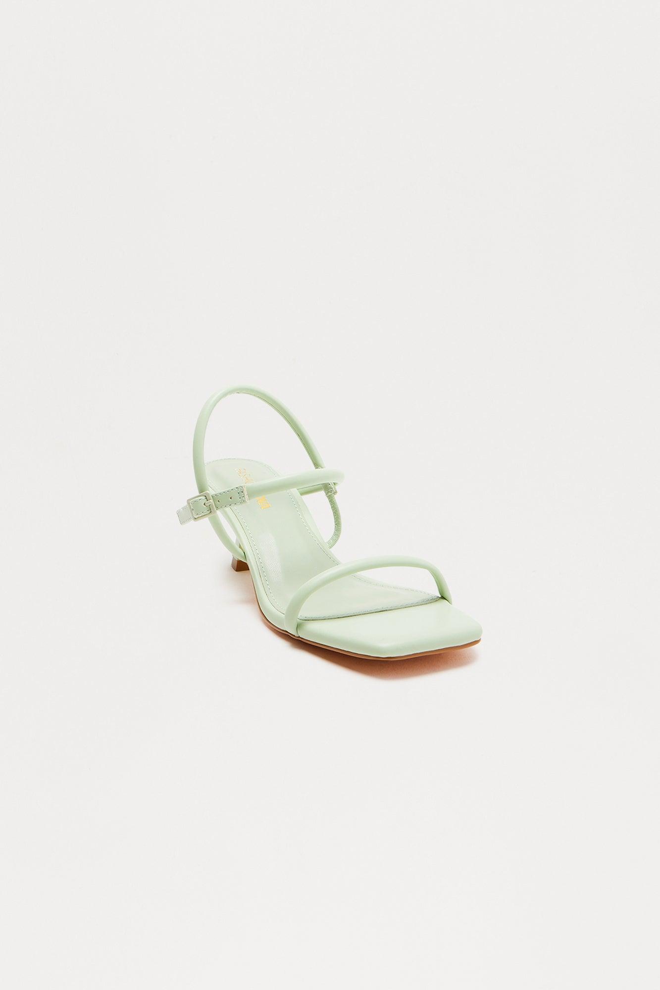 Brantley Slingback Kitten Heels - Mint Product Image