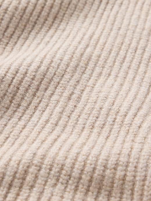 CashSoft Rib Turtleneck Mini Sweater Dress Product Image