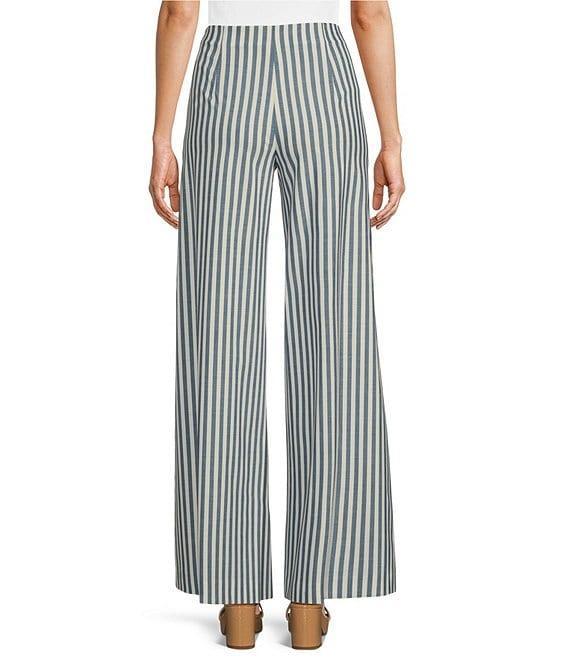 Alex Marie Liza Peak Lapel Stripe Blazer Product Image