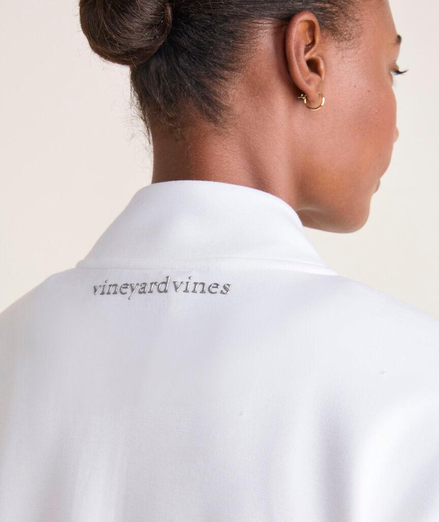 Silky Scuba Oversized Quarter Zip Product Image