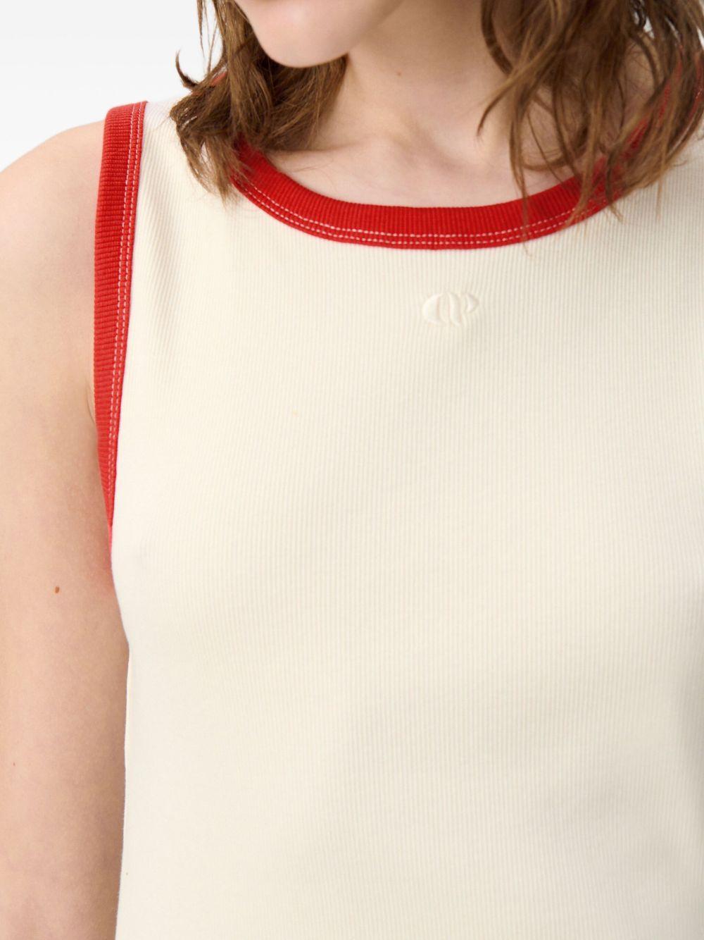 ribbed cotton top Product Image