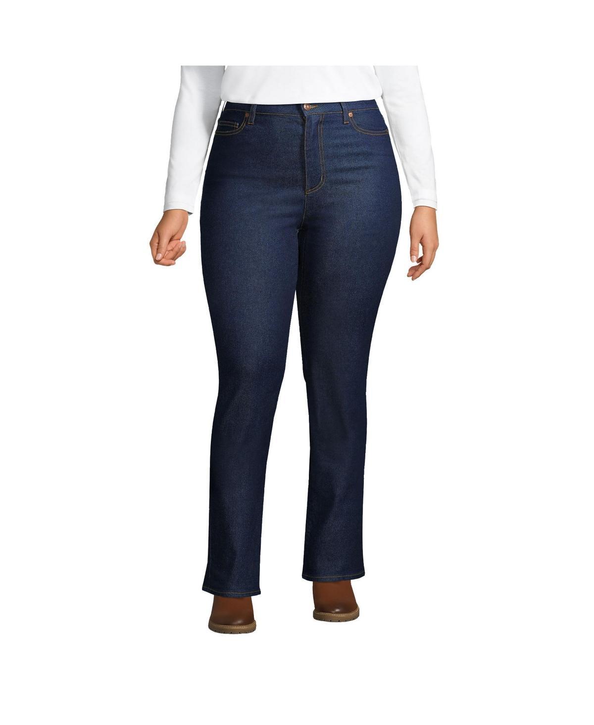 Plus Size Lands' End Recover High-Rise Bootcut Jeans, Women's, Size: 18WX32, River Rinse Product Image