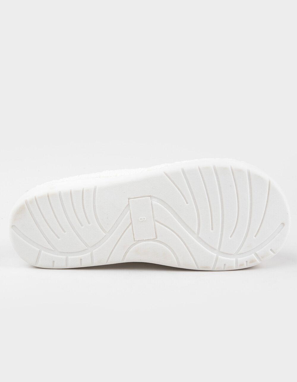 MIA Cozi Happy Face Womens Clog Slippers - WHT/PNK Product Image