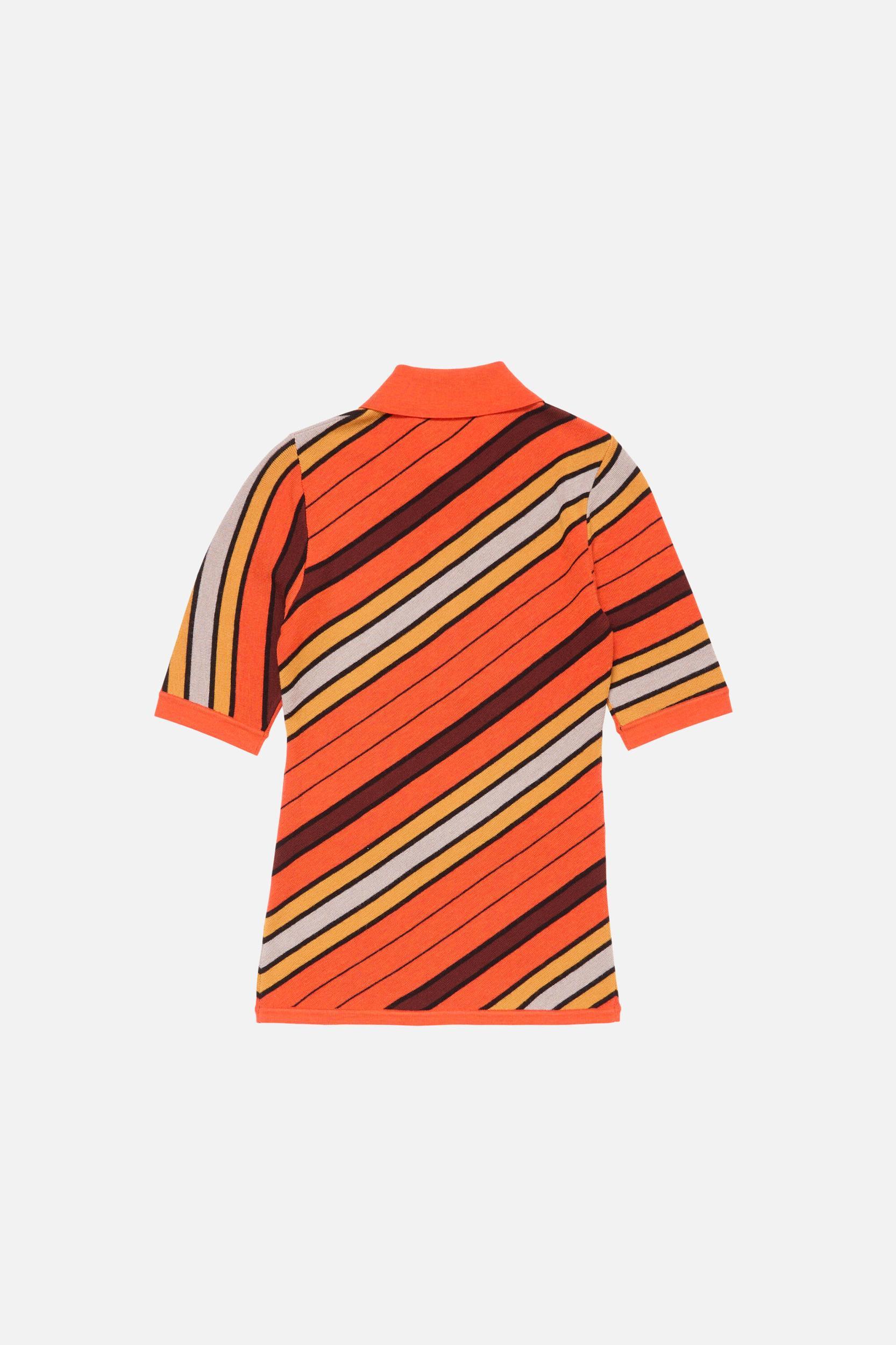 Wool polo knit Product Image