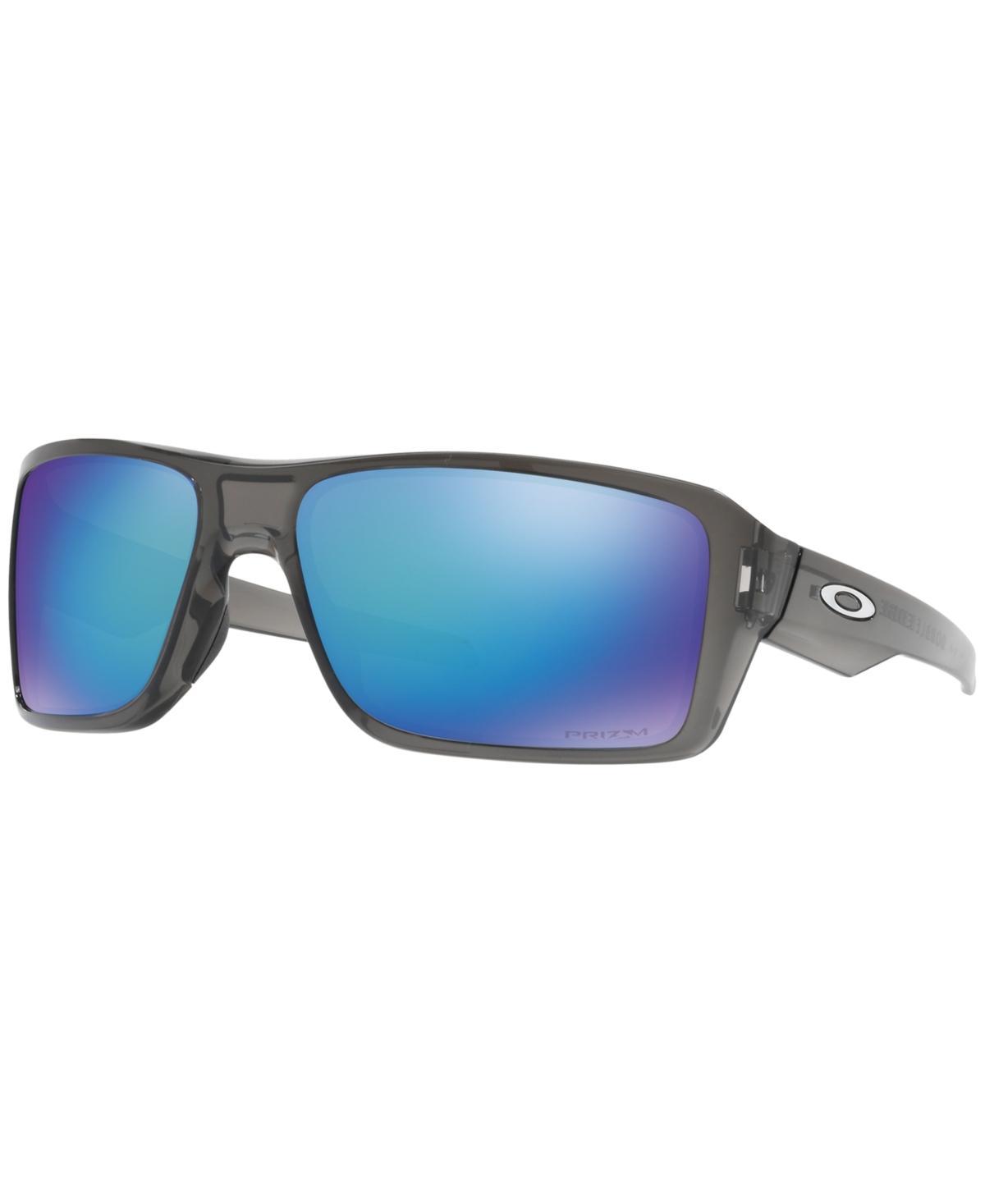 Men's Oakley OO9380 66mm Double Edge Rectangle Sunglasses, Gray Product Image