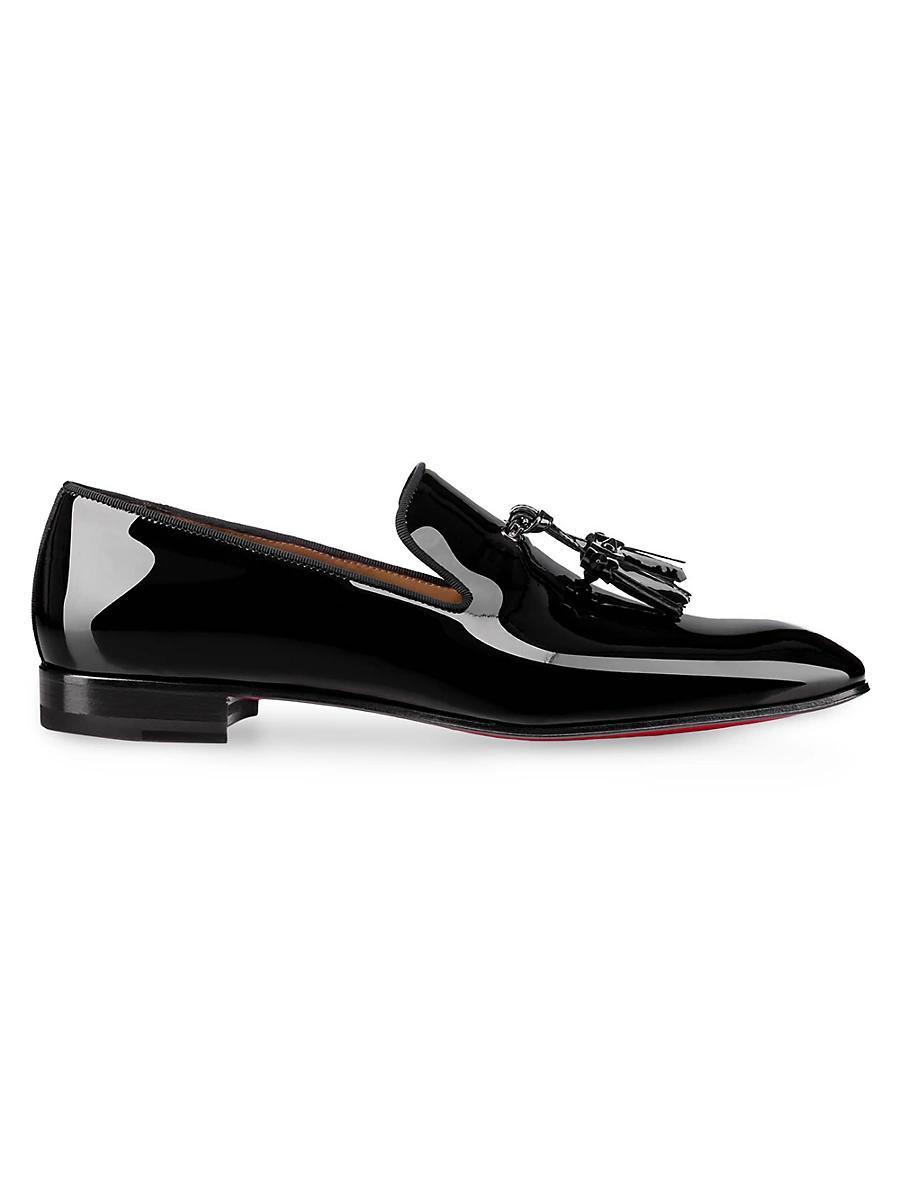 Mens Patent Lace-Up Oxfords Product Image