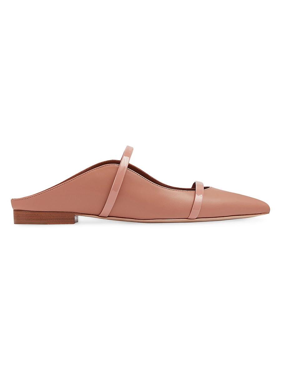 Womens Maureen Leather Flat Mules Product Image