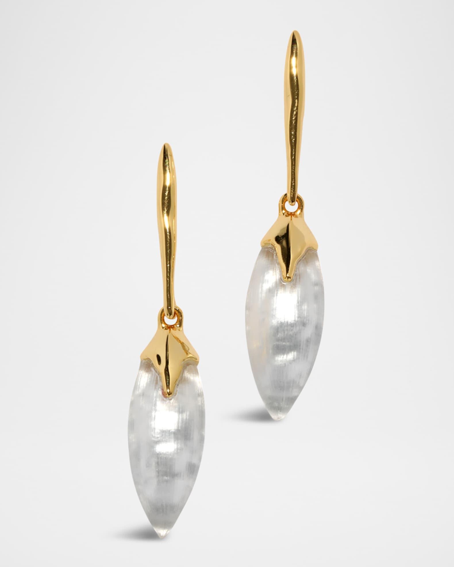 Luminous Lucute Shield Drop Earrings Product Image