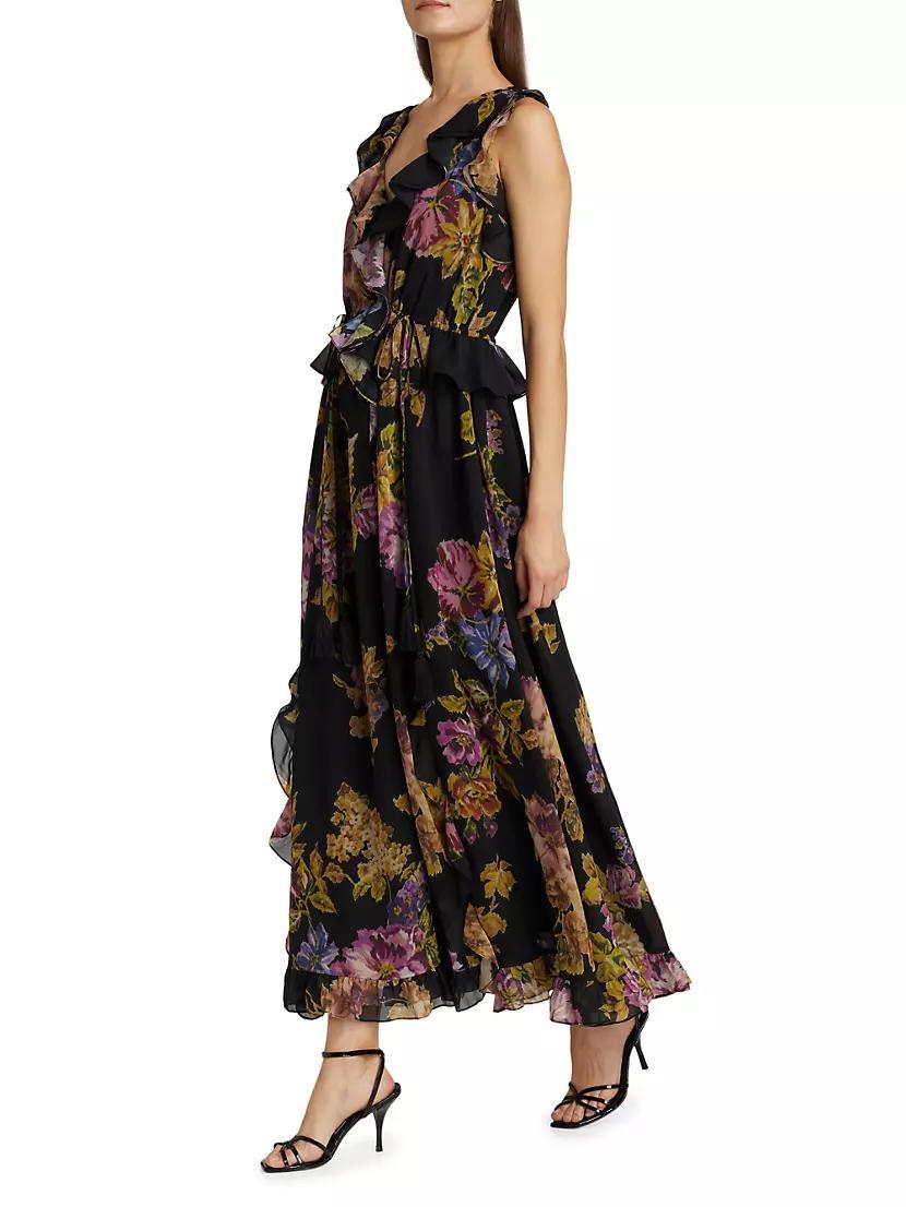 Lesley Floral Ruffled Maxi Dress Product Image