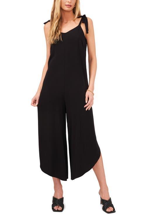Vince Camuto Floral Tie Shoulder Jumpsuit Product Image