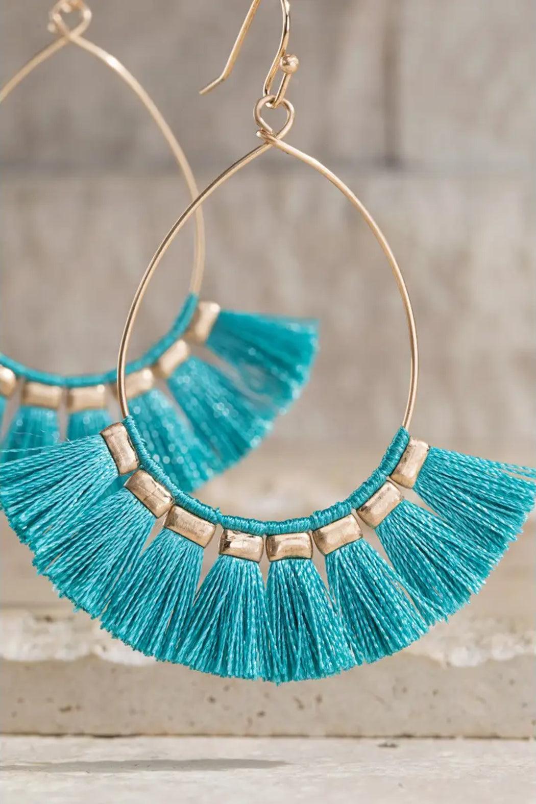 Fine Thread Fish Hook Earrings Product Image
