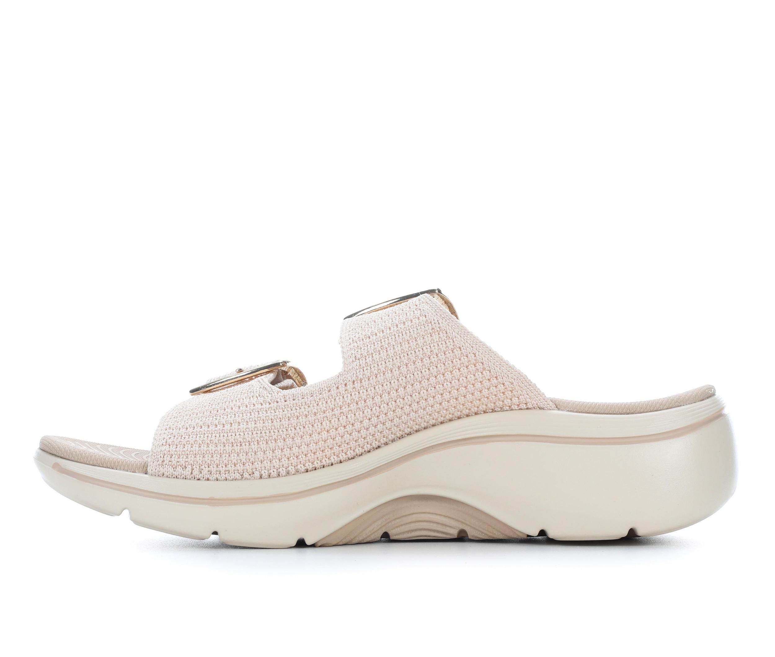 Women's Skechers Go Go Walk Arch Fit 140871 Wedge Sandals Product Image