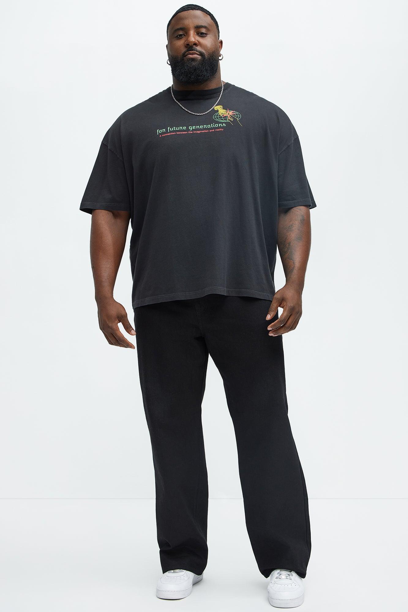 For Future Generations Oversized Short Sleeve Tee - Black Product Image