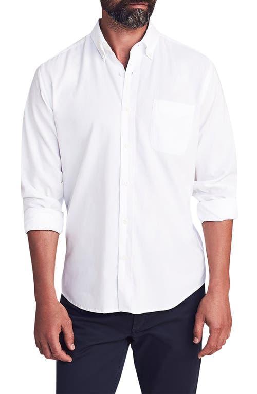 Faherty Stretch Oxford Shirt 2.0 Blue Heather XS Product Image