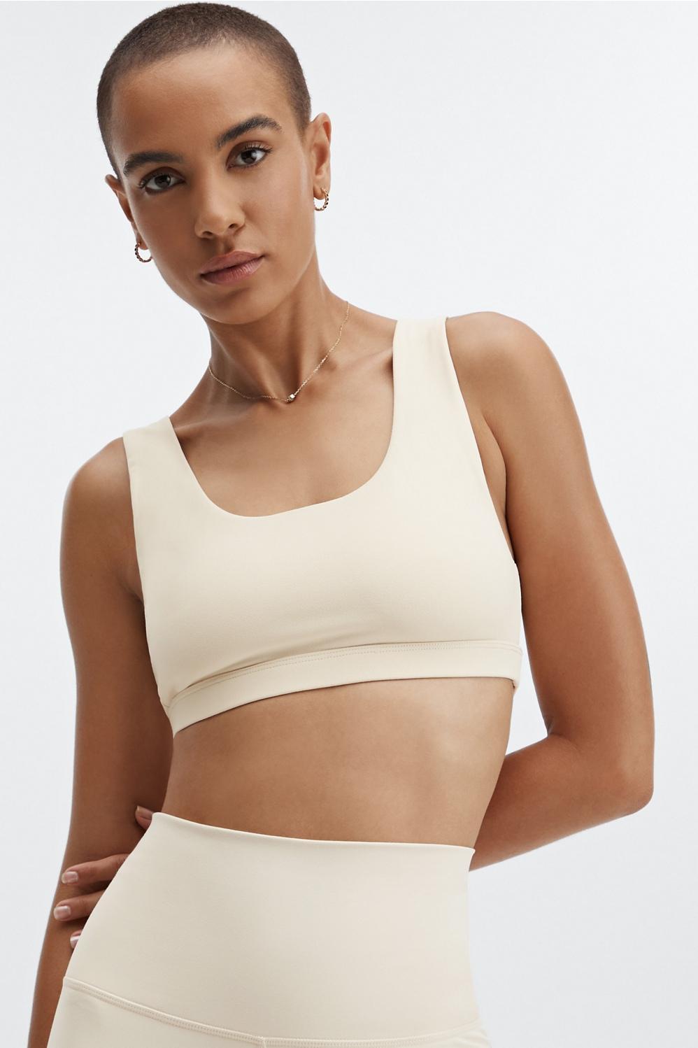Fabletics Lola Low Impact Sports Bra Womens white plus Size 4X Product Image