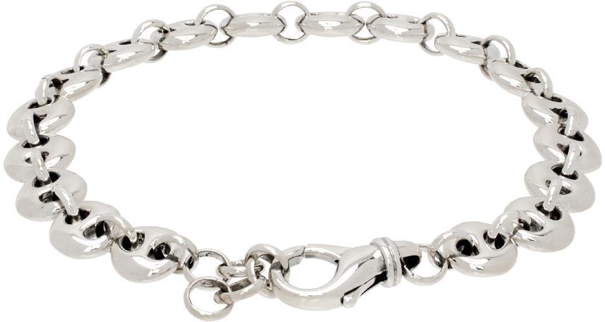 SOPHIE BUHAI Silver Small Circle Link Bracelet In Sterling Silver Product Image