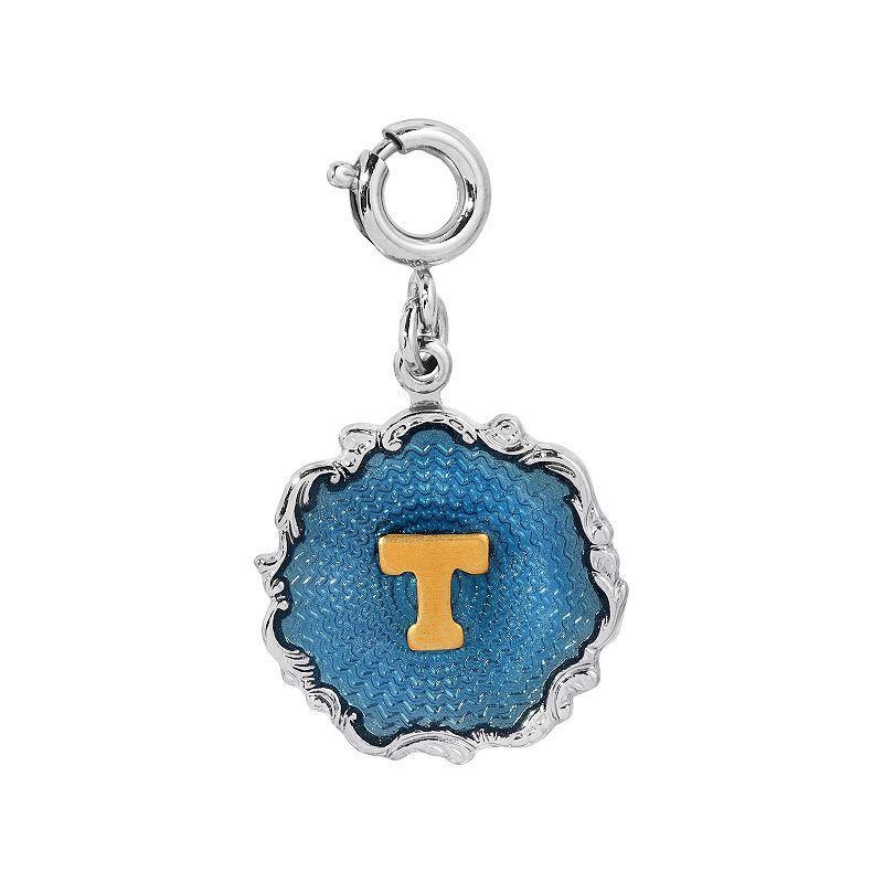 1928 Blue Enamel Initial Charm, Women's, Blue O Product Image