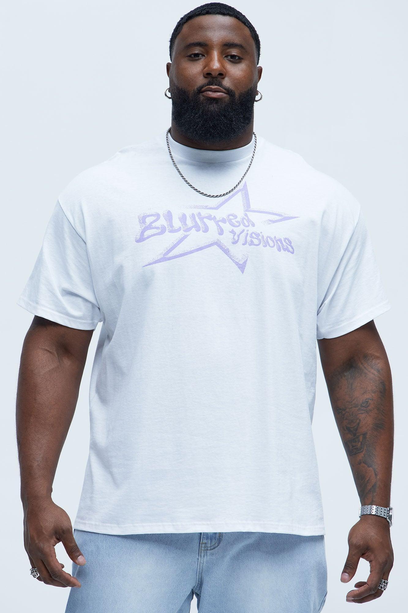 Blurred Visions Short Sleeve Tee - White Product Image