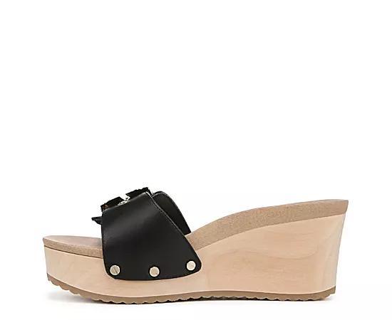 Dr. Scholl's Original Life Women's Wedge Slides, Size: 8, Black Product Image
