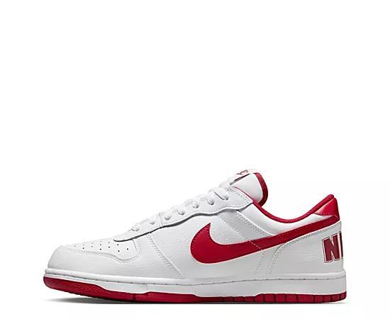 Men's Nike Big Low Sneakers, Size: 11, White Gym Red Product Image