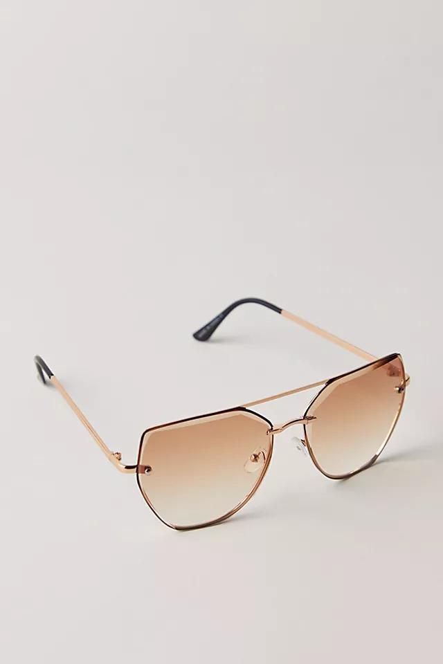 Paloma Oversized Aviator Sunglasses Product Image