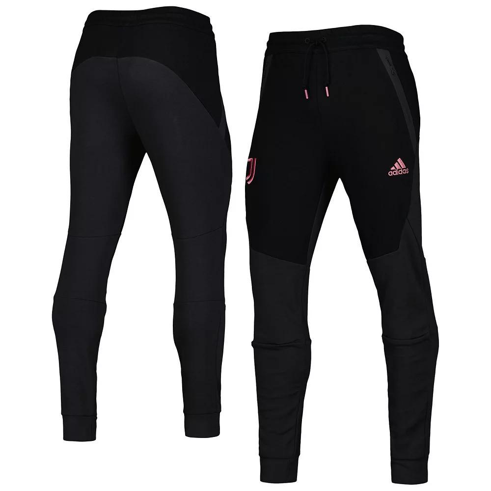 Mens adidas Black Juventus Travel Pants Product Image